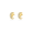 MOON EARRINGS WITH DIAMONDS