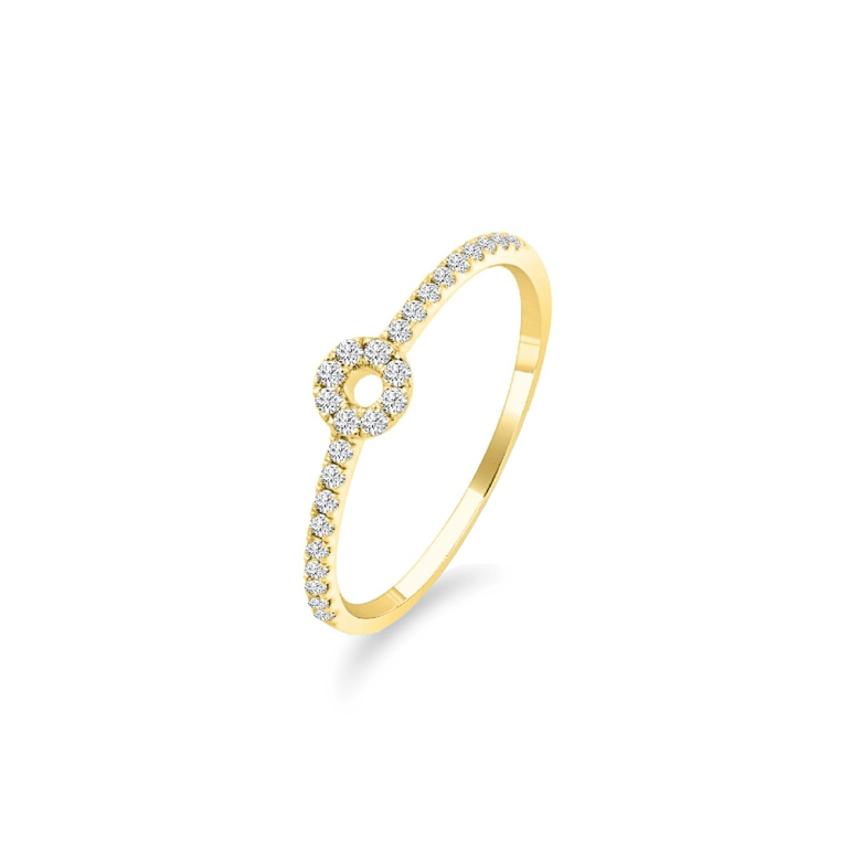 HLC - ANNEAU CERCLE AVEC DIAMANTS 1