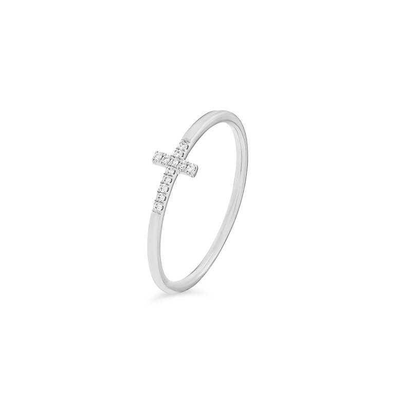 HLC - DIAMOND CROSS RING 3